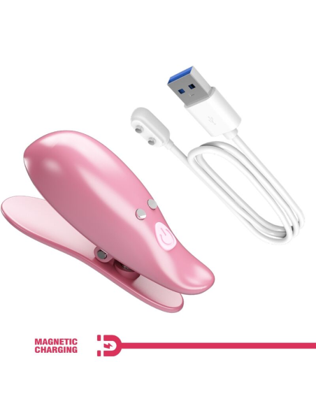 PRETTY LOVE - CAILEY PINZAS PARA PEZONES 10 VIBRACIONES CONTROL REMOTO ROSA