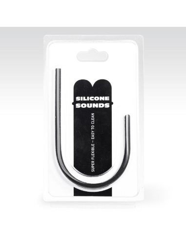 ALL BLACK - 8MM SONDA URETRAL SILICONA