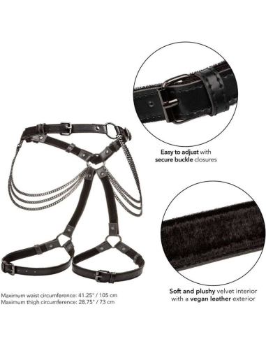 CALEXOTICS - EUPHORIA ARNÉS DE MUSLO CADENA