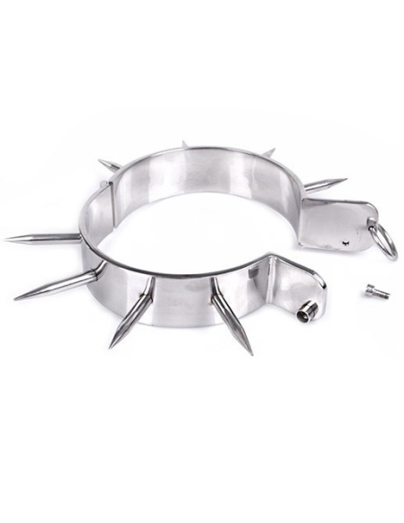 METAL HARD - COLLAR ESCLAVO BDSM CON PUNTAS