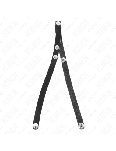 KINK - ANILLO PENE CUERO CON CIERRE A PRESIÓN 39 X 1 CM