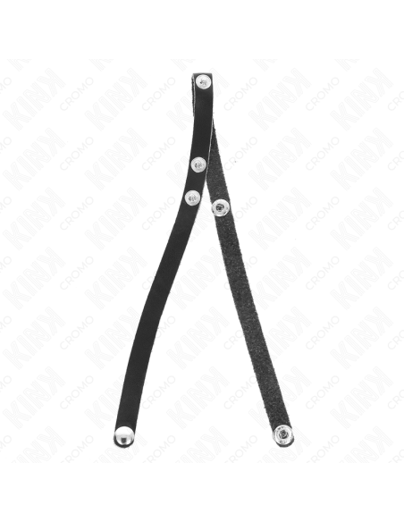 KINK - ANILLO PENE CUERO CON CIERRE A PRESIÓN 39 X 1 CM