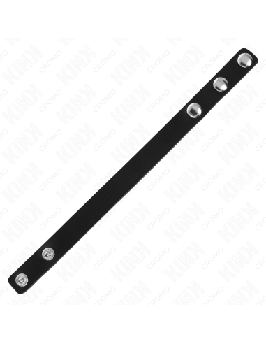 KINK - ANILLO PENE CUERO CON CIERRE A PRESIÓN 21.5 X 1.5 CM