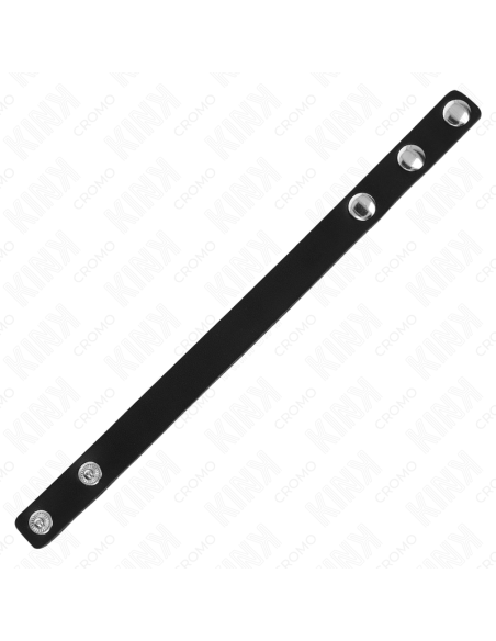 KINK - ANILLO PENE CUERO CON CIERRE A PRESIÓN 21.5 X 1.5 CM