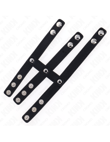 KINK - ANILLO PENE POLIPIEL TRIPLE CON CIERRE A PRESIÓN