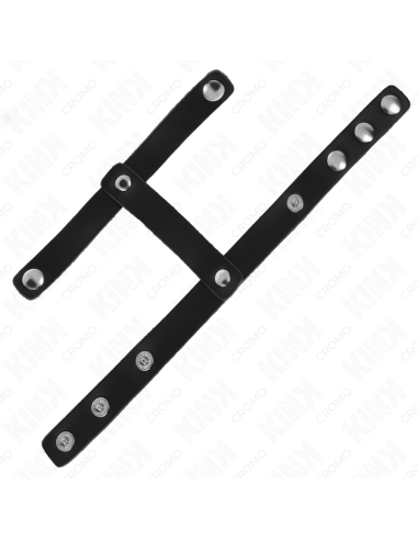 KINK - ANILLO PENE Y CORREA DIVISORA DE BOLAS CUERO AJUSTABLE