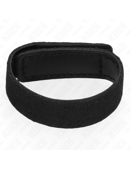 KINK - ANILLO PENE CUERO CON CIERRE DE VELCRO 20 X 2 CM