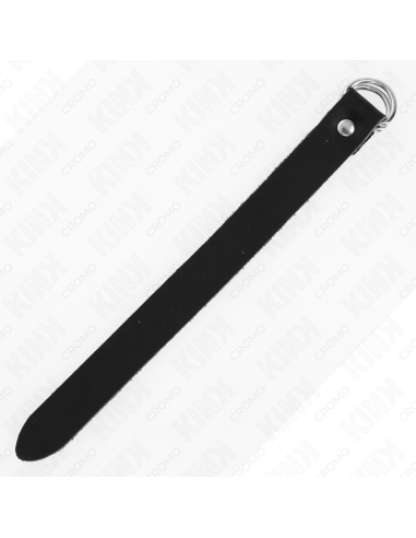 KINK - ANILLO PENE CUERO CON CIERRE A PRESIÓN 22 X 2 CM