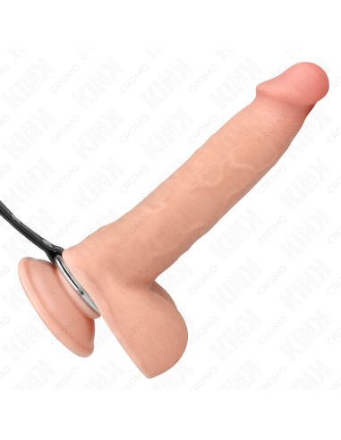 KINK - ANILLO PENE METAL CON CADENA Y PINZAS PARA PEZONES AJUSTABLE