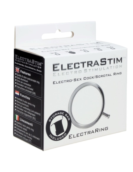 ELECTRASTIM - ELECTRARINGS ANILLO METÁLICO PARA EL PENE 34 MM