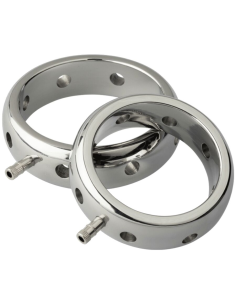 ELECTRASTIM - PRESTIGE ANILLO ELECTROMAGNÉTICO DE METAL PARA EL PENE 34 MM