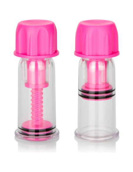 CALEXOTICS - VACCUM TWIST SUCCIONADORES PEZONES ROSA