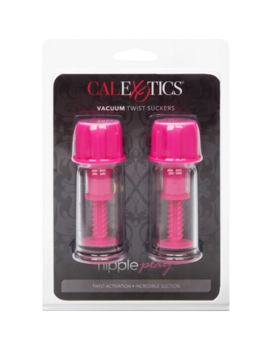 CALEXOTICS - VACCUM TWIST SUCCIONADORES PEZONES ROSA