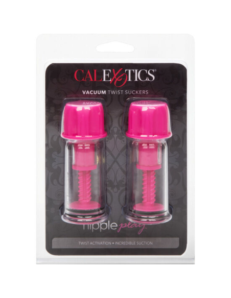 CALEXOTICS - VACCUM TWIST SUCCIONADORES PEZONES ROSA