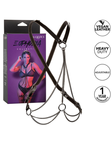CALEXOTICS - EUPHORIA ARNÉS DE MÚLTIPLES CADENAS PREMIUM