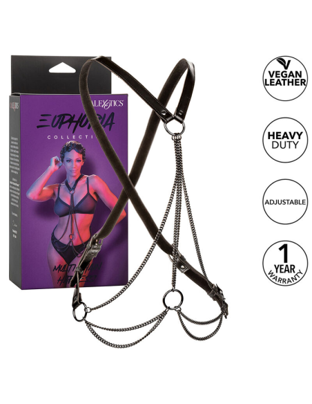 CALEXOTICS - EUPHORIA ARNÉS DE MÚLTIPLES CADENAS PREMIUM