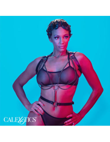 CALEXOTICS - EUPHORIA ARNÉS ESTILO CABESTRO CON MÚLTIPLES CADENAS PREMIUM