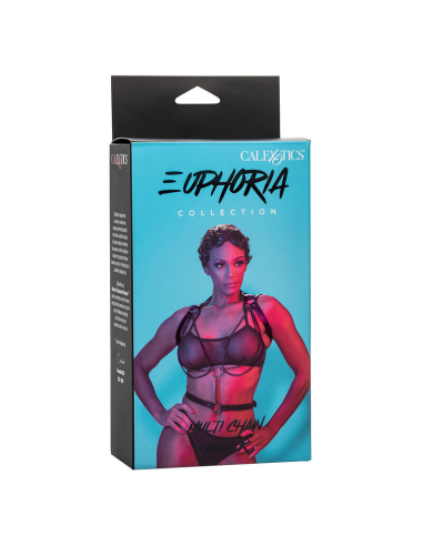 CALEXOTICS - EUPHORIA ARNÉS ESTILO CABESTRO CON MÚLTIPLES CADENAS PREMIUM