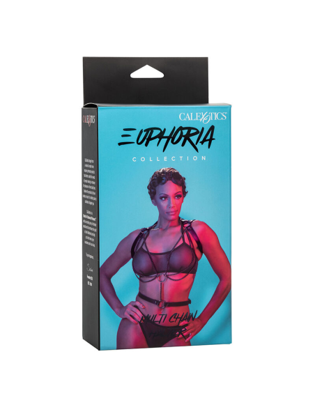 CALEXOTICS - EUPHORIA ARNÉS ESTILO CABESTRO CON MÚLTIPLES CADENAS PREMIUM