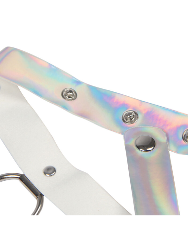 SUBBLIME - 953737 ARNÉS DE PECHO CON ANILLOS Y CADENAS PLATA TALLA ÚNICA