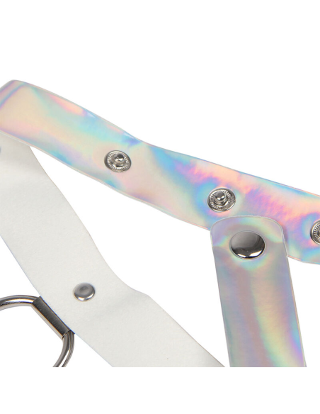 SUBBLIME - 953737 ARNÉS DE PECHO CON ANILLOS Y CADENAS PLATA TALLA ÚNICA