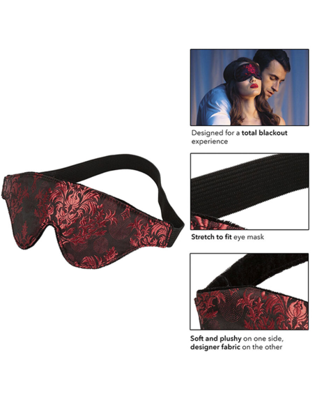 CALEXOTICS - SCANDAL ANTIFAZ OPACO DETALLES ROJO