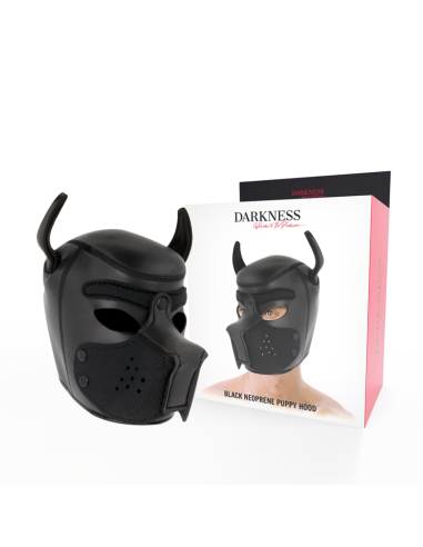 DARKNESS - MÁSCARA PERRO DE NEOPRENO CON HOCICO EXTRAÍBLE M
