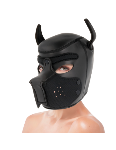 DARKNESS - MÁSCARA PERRO DE NEOPRENO CON HOCICO EXTRAÍBLE M