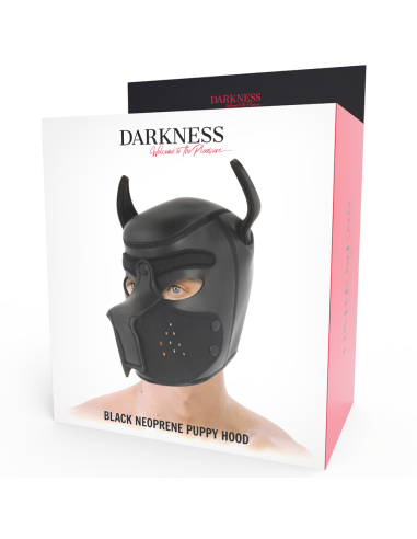 DARKNESS - MÁSCARA PERRO DE NEOPRENO CON HOCICO EXTRAÍBLE M