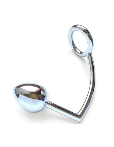 METAL HARD - ANILLO CON GANCHO ANAL 45MM