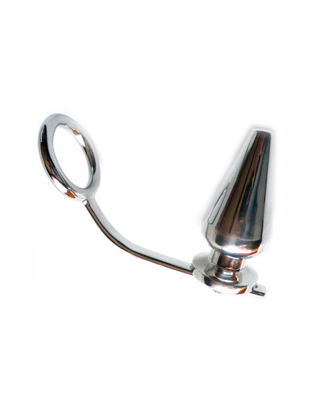 METAL HARD - ANILLO ACERO CON PLUG ANAL 45 X 50MM