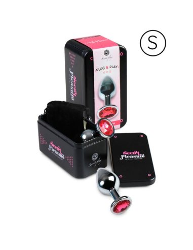 SECRETPLAY - PLUG ANAL ALUMINIO FUCSIA 7 CM