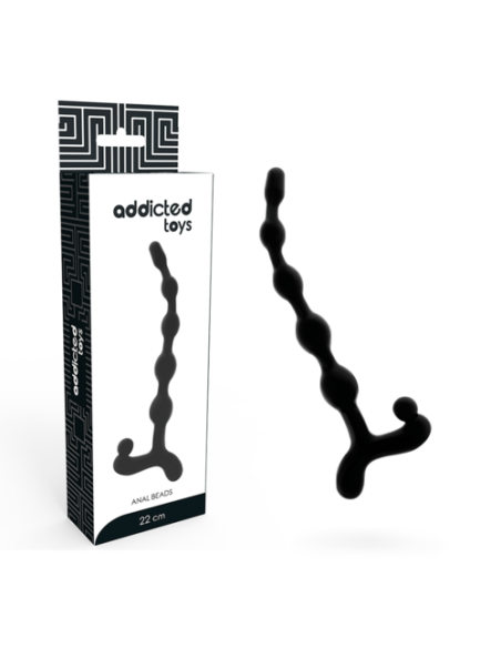 ADDICTED TOYS - Bolas Anales 22 cm Negro | SEXPLACE.MX