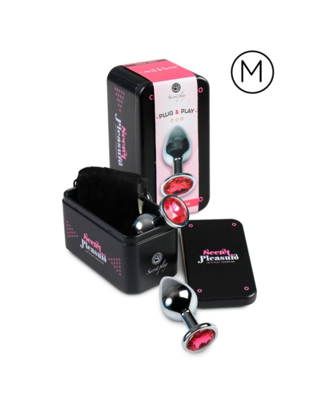 SECRETPLAY - PLUG ANAL FUCSIA 8CM