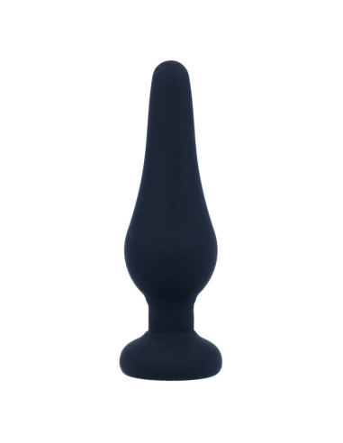 INTENSE - ANAL PLUG PIPO S SILICONE NEGRO 9.8 CM