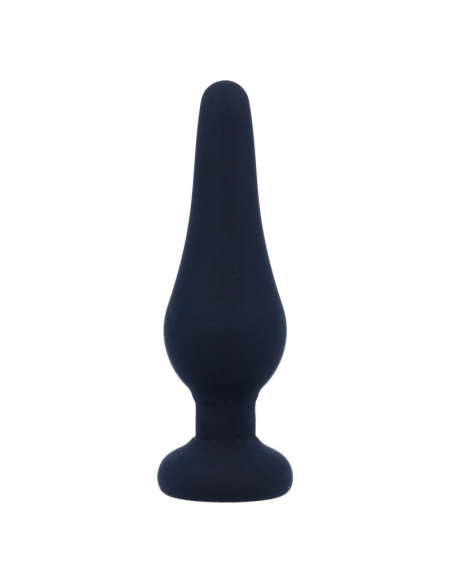 INTENSE - ANAL PLUG PIPO S SILICONE NEGRO 9.8 CM
