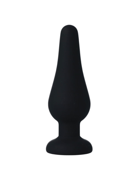 INTENSE - ANAL PLUG PIPO M SILICONE NEGRO 11 CM