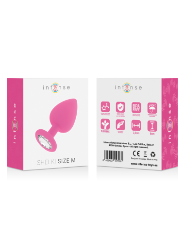 INTENSE - SHELKI M PLUG ANAL FUCHSIA