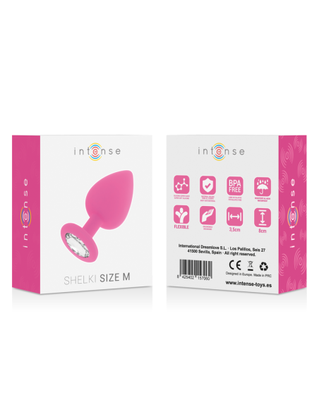 INTENSE - SHELKI M PLUG ANAL FUCHSIA