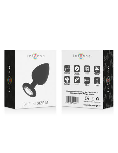 INTENSE - SHELKI M PLUG ANAL NEGRO