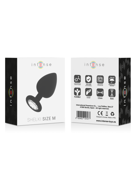 INTENSE - SHELKI M PLUG ANAL NEGRO