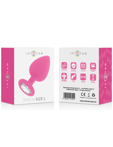 INTENSE - SHELKI L PLUG ANAL FUCHSIA