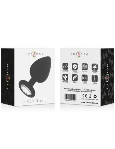 INTENSE - SHELKI L PLUG ANAL NEGRO