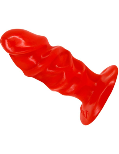 BAILE - PLUG ANAL UNISEX CON VENTOSA ROJO
