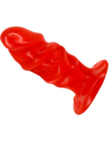 BAILE - PLUG ANAL UNISEX CON VENTOSA ROJO