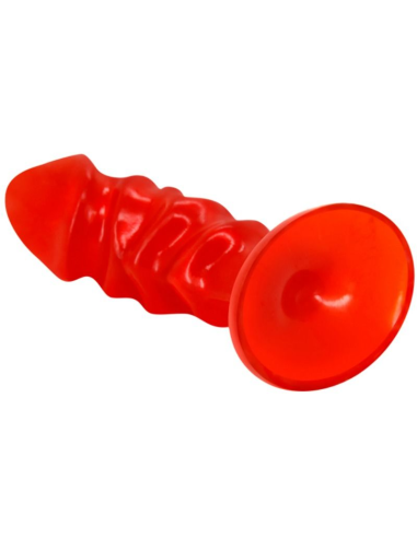 BAILE - PLUG ANAL UNISEX CON VENTOSA ROJO