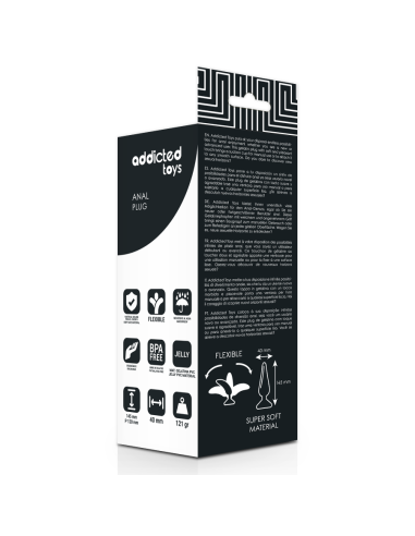 ADDICTED TOYS - ANAL PLUG 14.5 CM NEGRO