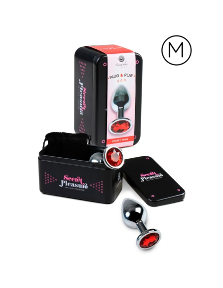 SECRETPLAY - ANAL PLUG ROJO M