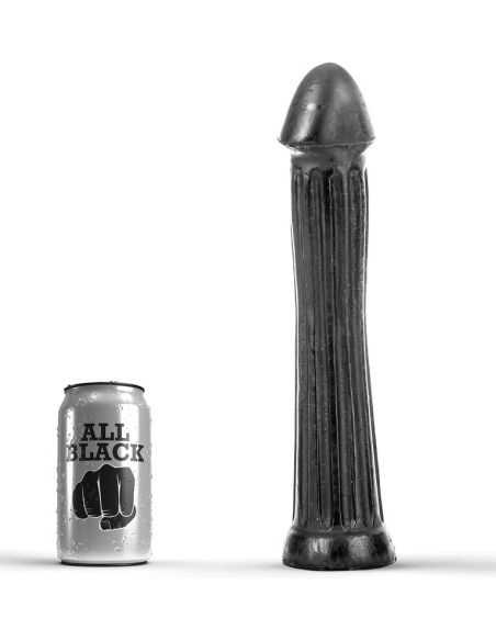 ALL BLACK - PLUG DILDO 31 CM