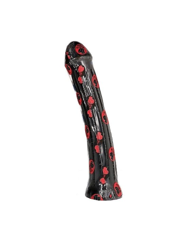 ALL BLACK - PLUG DILDO 31 CM